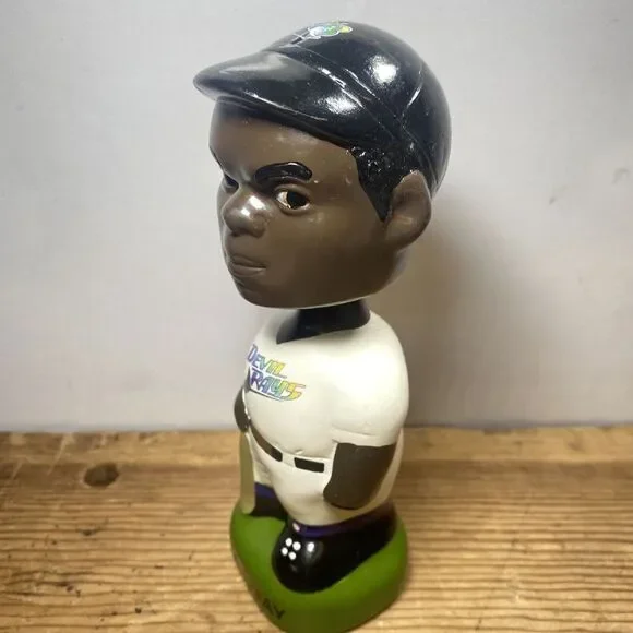 Vintage Tampa Bay Devil Rays Bobblehead TEI 1999 Bat Boy in Uniform MLB Baseball - Picture 6 of 10